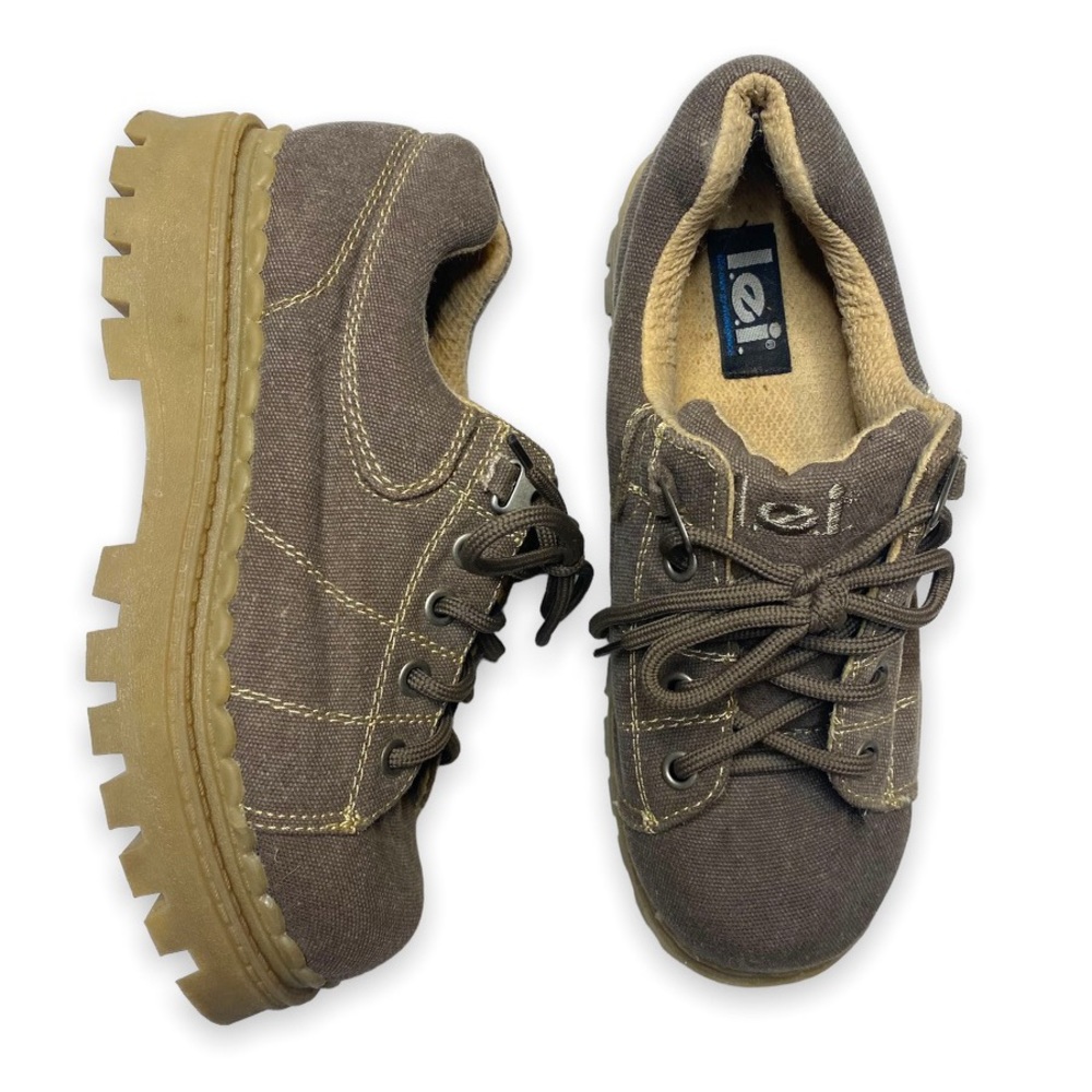 Y2K LEI Platform Oxford style shoes!